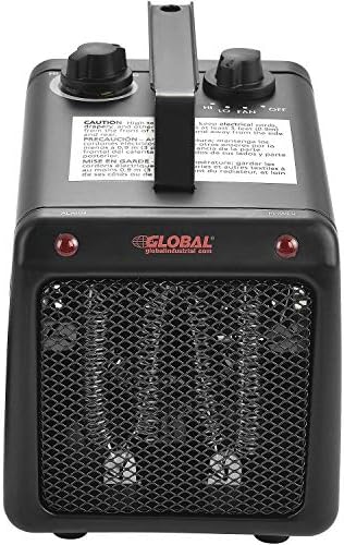 Global Industrial 1500W Portable Heater With Adjustable Thermostat