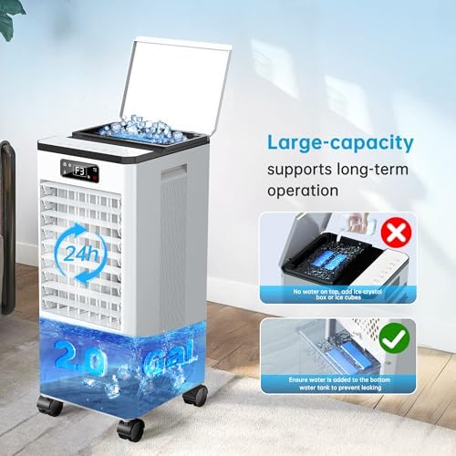 Feculs 3-in-1 Windowless Air Cooler for 320 sqft Cooling