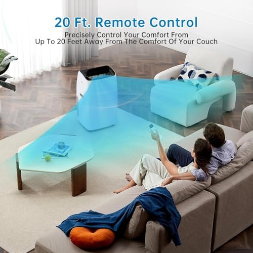 Garvee 14000 BTU Inverter Portable AC Unit with Remote Control