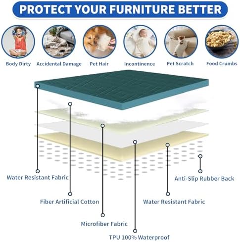 Waterproof Dog Blanket 52x82 Inch Comfy Sofa Bed Cover