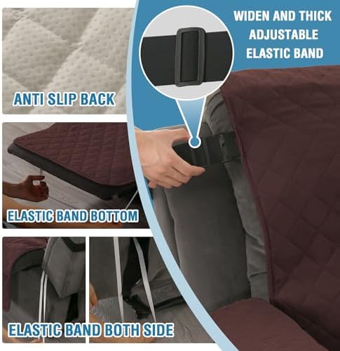 HVERSAILTEX Waterproof Recliner Loveseat Slipcover 2 Piece