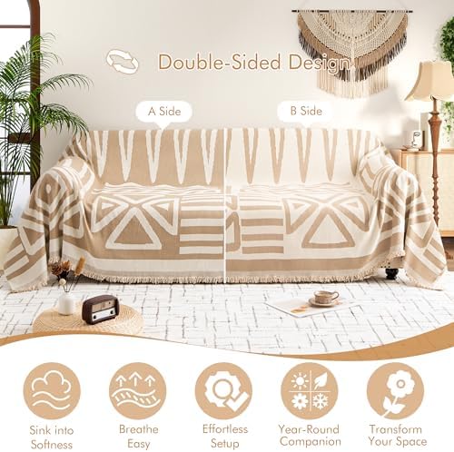 Couch Cover for 2-3 Cushion Sofa Pet Friendly