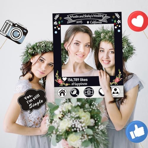 Insta-Themed 31Pcs Photo Booth Props Kit for Parties
