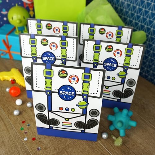 Ready Confetti 18 Pack Space Party Favor Bags