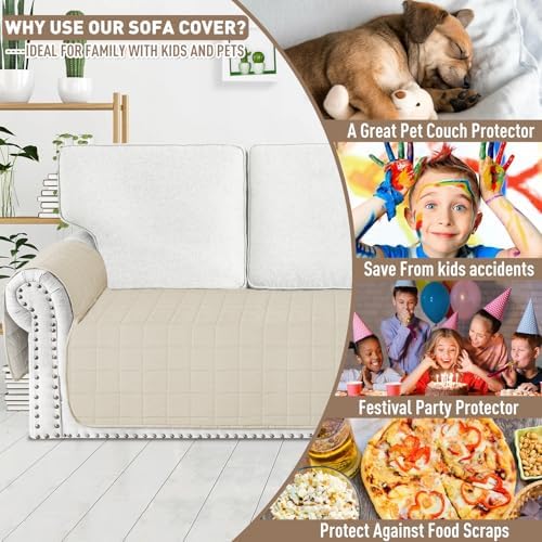 MAXIJIN Waterproof Chair Cover for Dogs and Kids