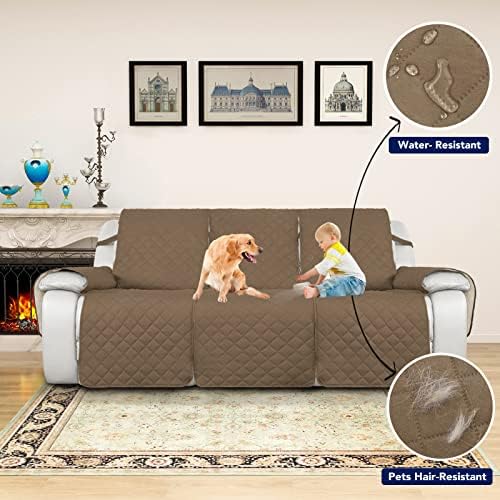 PureFit Water Resistant Reversible Sofa Cover 3 Seat 1
