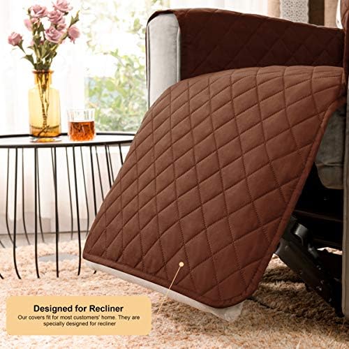 DyFun Reversible Recliner Chair Cover for Pets Kids Living Room