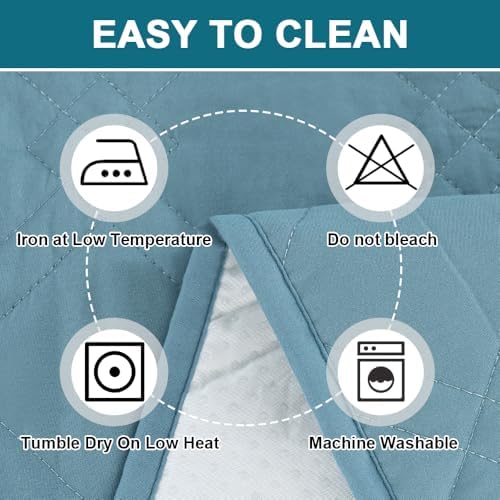Turquoize Waterproof Sofa Cover for 3 Cushion Couch 1