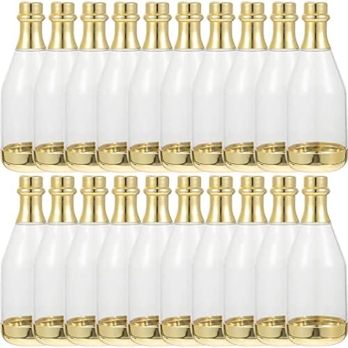 20pcs Clear Plastic Candy Bottle Containers for Party Favors