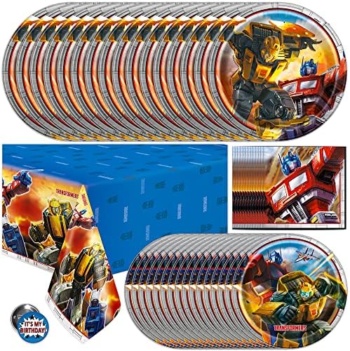 Transformers Birthday Party Supplies for 16 Guests 1