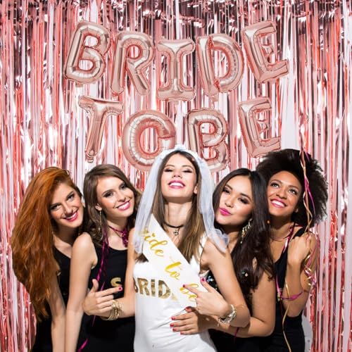 EFAILY Bachelorette Party Decor Kit Rose Gold