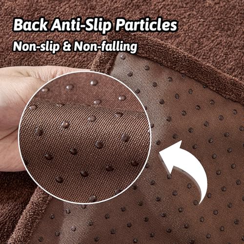 MEETSKY Couch Cover 91 x 134 Chocolate