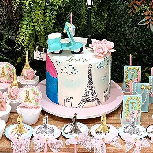 15 Piece Paris Party Favor Keychain Set