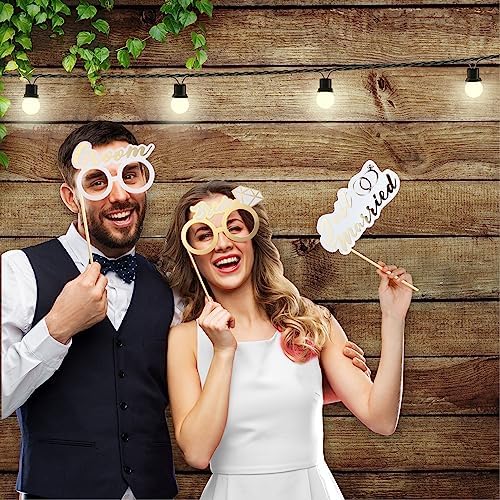 Soul Shift 60pcs Fully Assembled Wedding Photo Booth Props